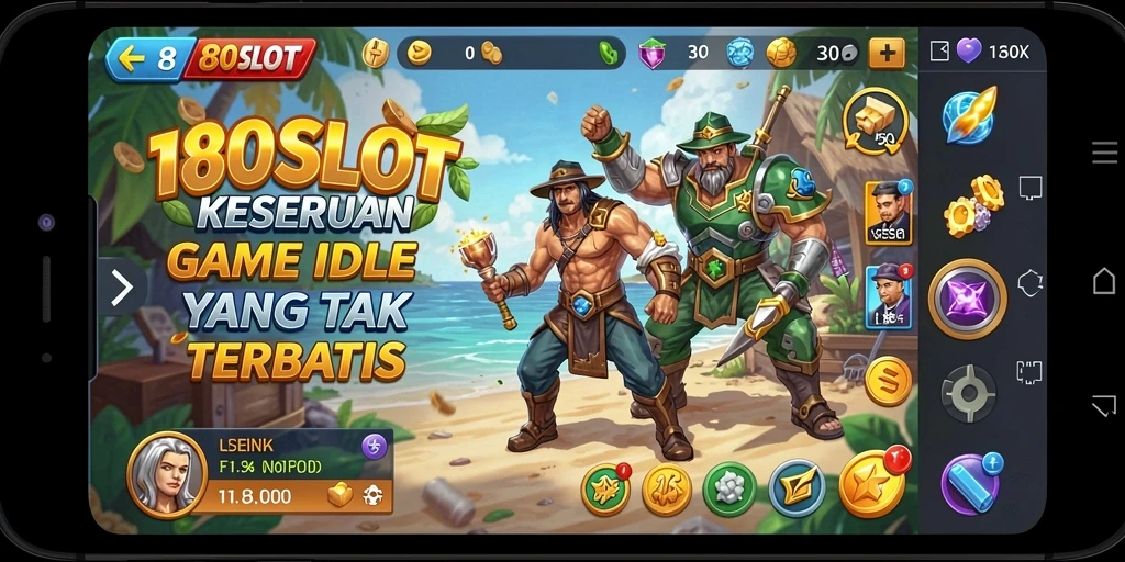 Tampilan gameplay <strong>180SLOT</strong> yang menarik dan menenangkan.