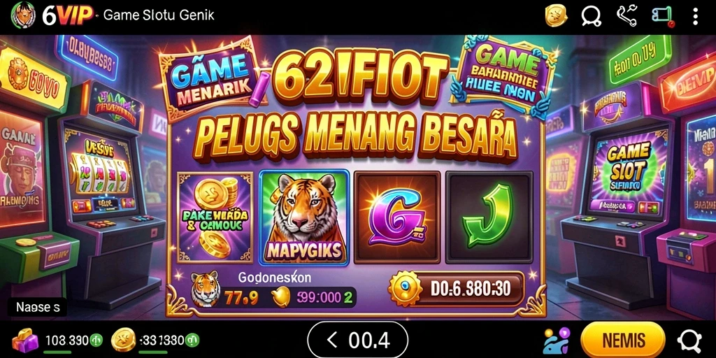 Gameplay seru dan menarik dari 62VIP dengan tema slot beragam.