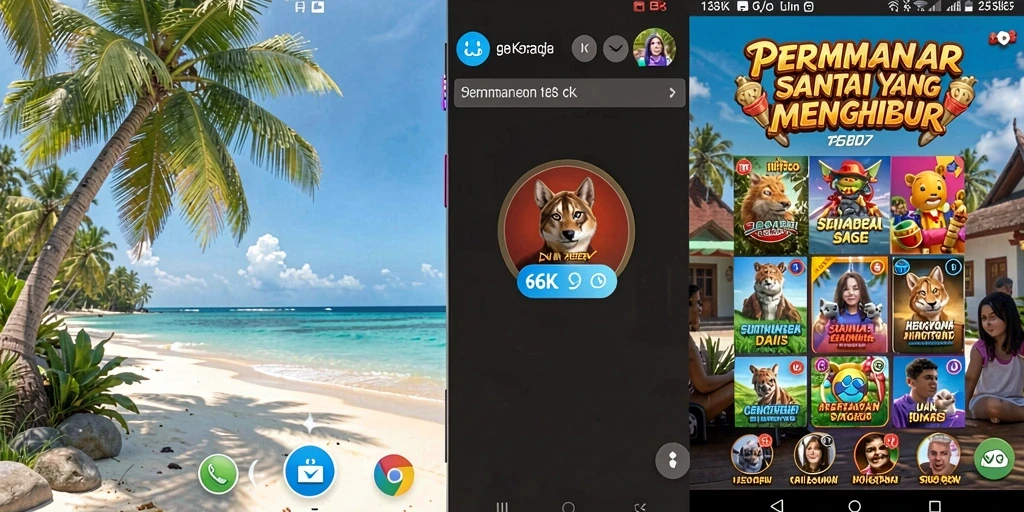 Tampilan gameplay 66K yang menarik dengan berbagai level seru.