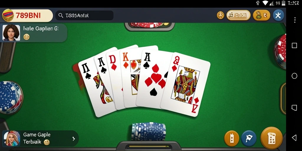 Tampilkan gameplay seru Gaple di 789BNI.
