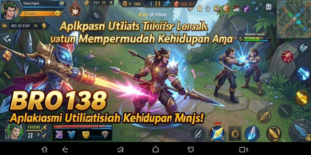 Tampilan intuitif dari aplikasi BRO138 yang mendukung produktivitas.