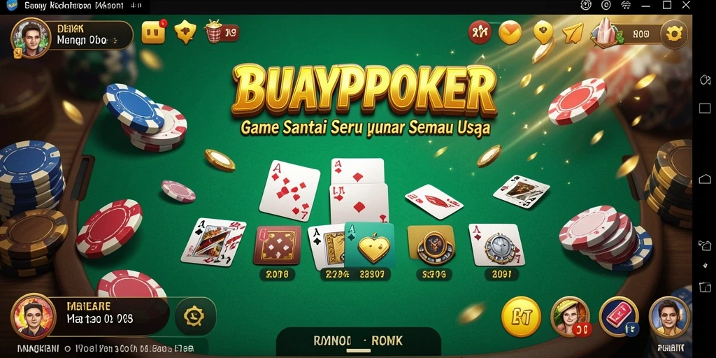 Gameplay seru dan menyenangkan di BUAYAPOKER.