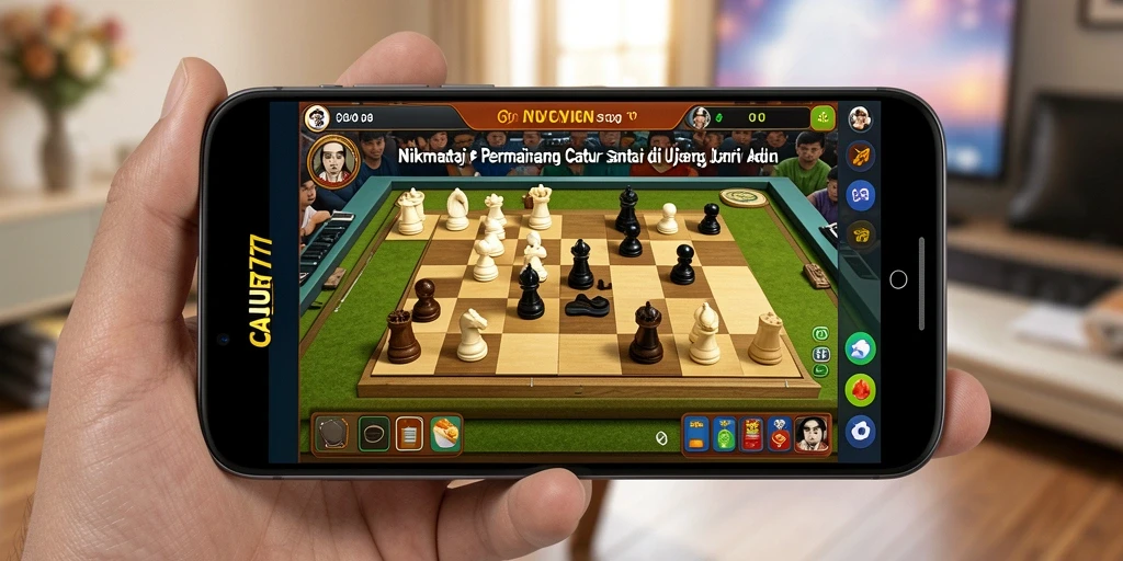 Tampilan gameplay CASUAL yang menarik dan interaktif di CATUR777.