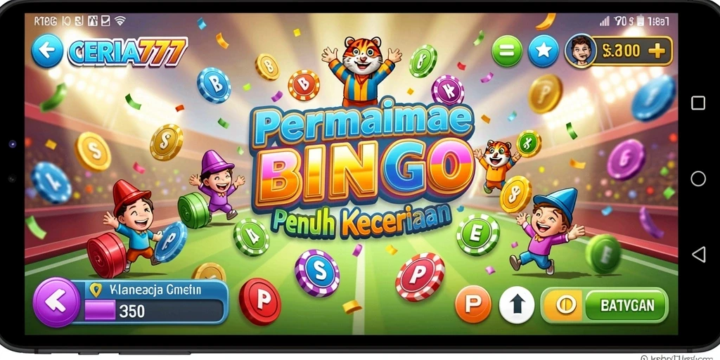 Tampilan gameplay CERIA777 yang seru dan penuh warna.