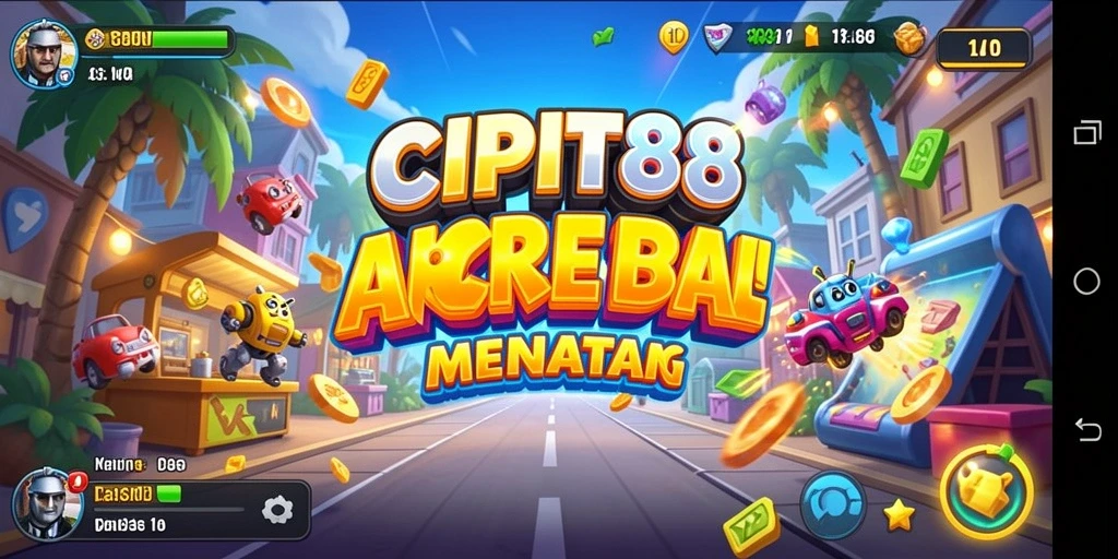 Tampilan gameplay menarik dan penuh warna dari CIPIT88.