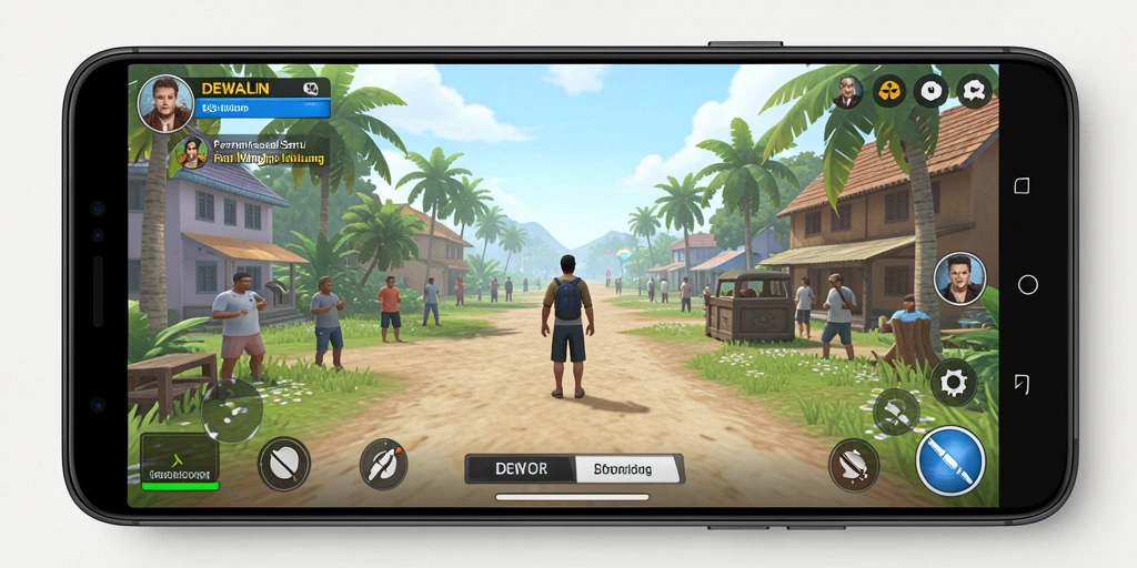Tampilan gameplay DEWALIN yang seru dan menghibur.