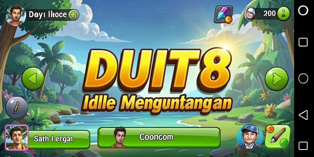 Tampilan gameplay DUIT8 yang menarik dan penuh warna.