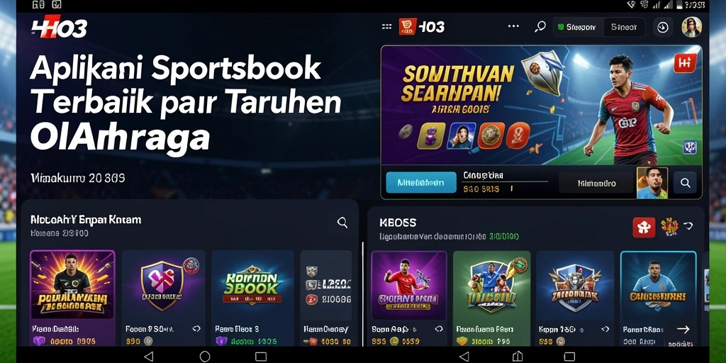 Tampilan gameplay Sportsbook HO3 yang menarik dan menawan.