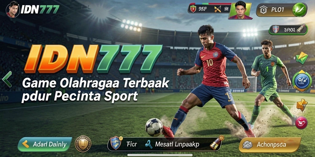 Tampilan menarik dari gameplay IDN777 yang penuh aksi olahraga.
