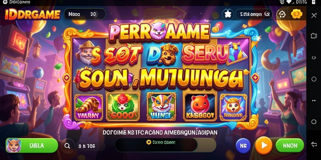 Tampilan menarik dari gameplay IDRGAME dengan fitur slot yang dinamis.