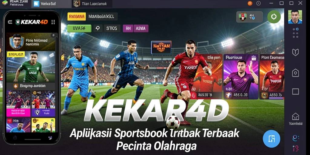 Tampilan gameplay Sportsbook KEKAR4D yang menarik dan informatif.