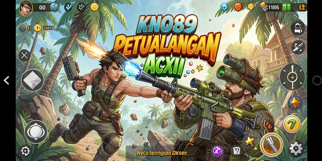 Tampilan seru dari gameplay KNO89 yang penuh aksi.