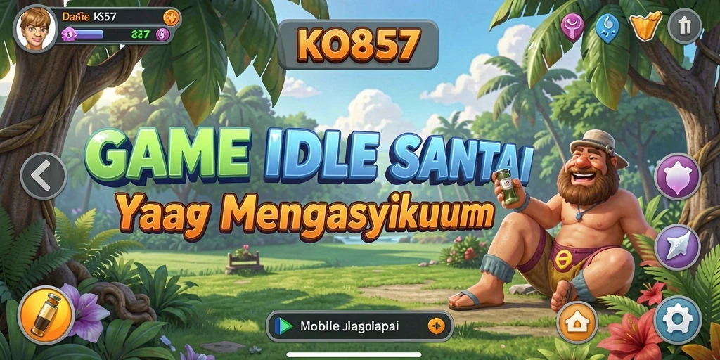 Screenshot gameplay KO857 menampilkan suasana santai dan menarik.