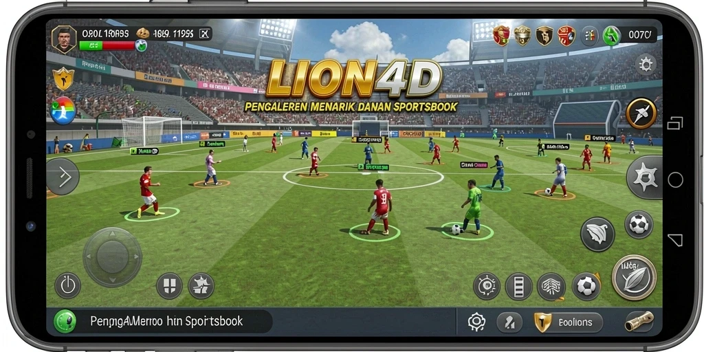 Tampilan antarmuka LION4D menampilkan berbagai opsi taruhan olahraga.