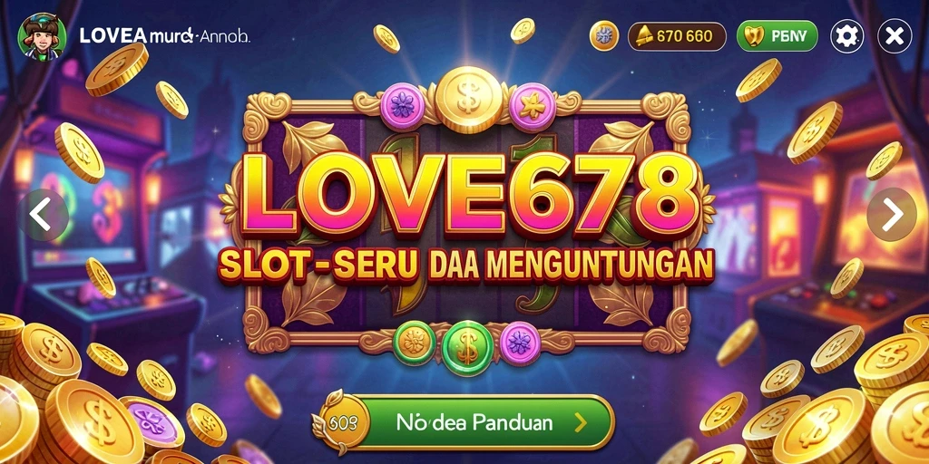 Screenshot gameplay LOVE678 menampilkan keseruan slot yang menghibur.