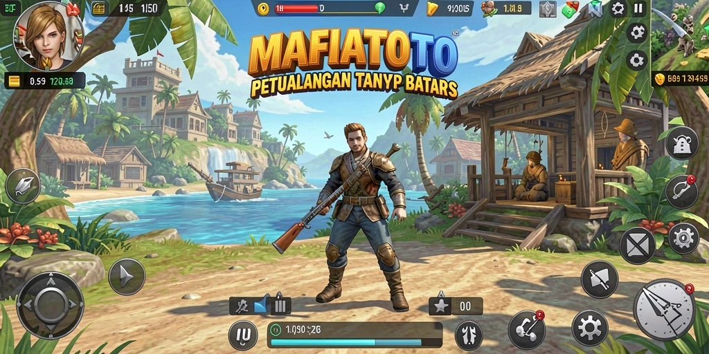 Tangkapan layar aksi penuh dalam dunia terbuka MAFIATOTO.