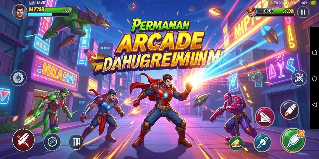 Tampilan gameplay seru dari MVP789 yang menakjubkan.