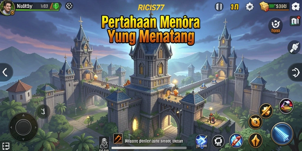 Tampilan gameplay RICIS77 yang seru dan strategis.