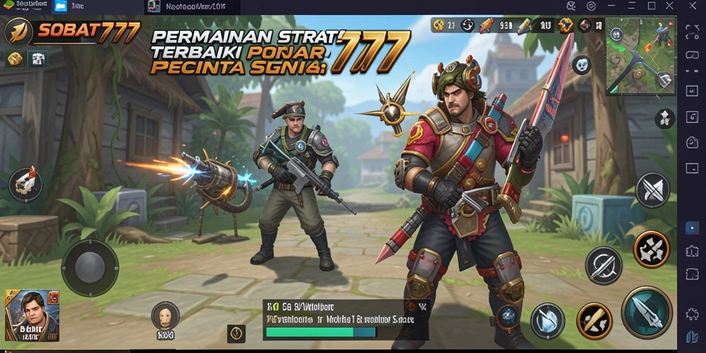 Tampilan gameplay menarik dari SOBAT777 dengan strategi SLG yang mendalam.