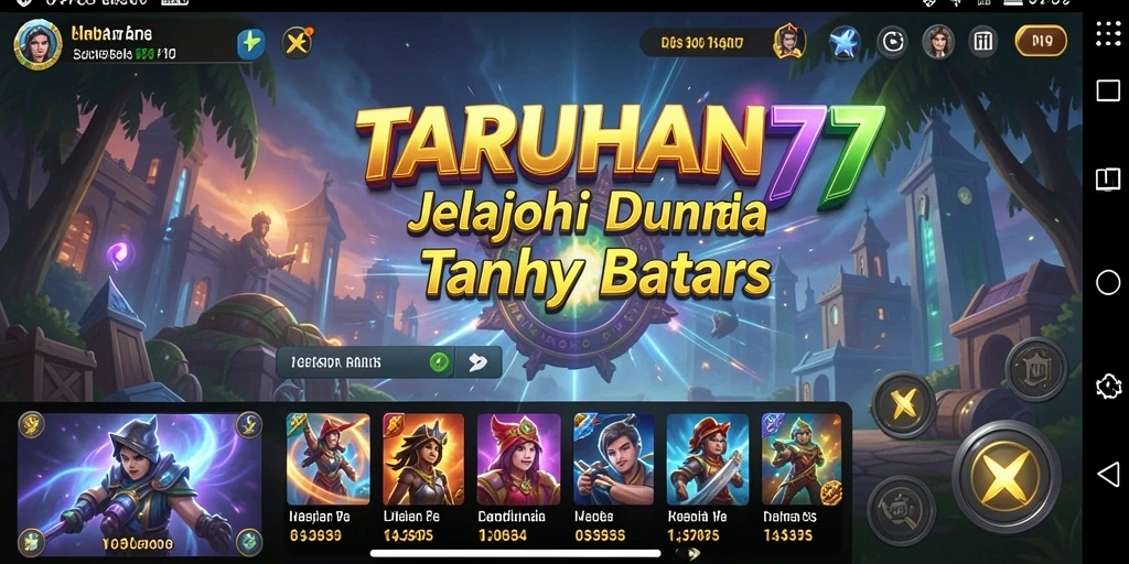 Tangkapan layar gameplay TARUHAN77 yang menampilkan eksplorasi dunia terbuka.