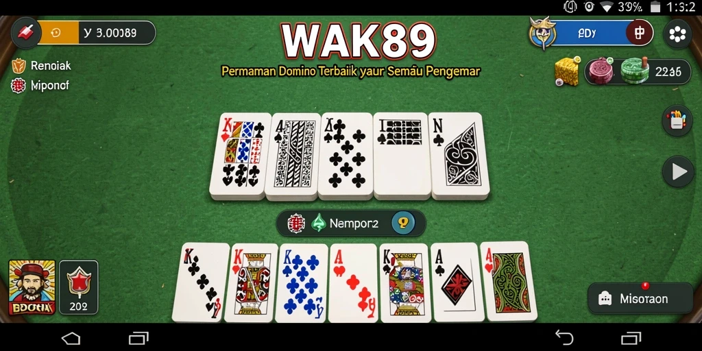 Gameplay menarik dari WAK89 yang menghadirkan keseruan permainan domino.